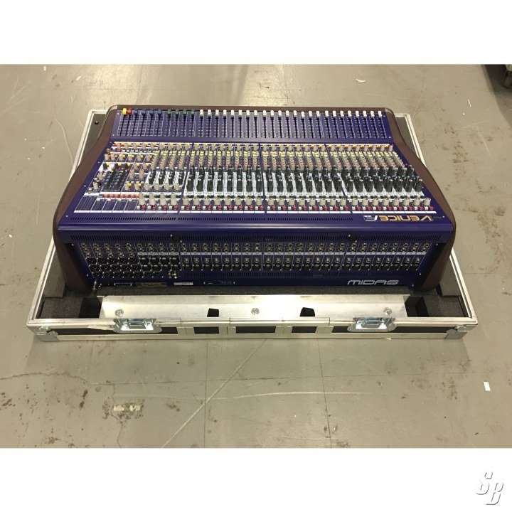 Listing - MIDAS VENICE F32 32-CHANNEL MIXER W/ ROAD CASE - Detail -  CONSOLE/RECORDING - SoundBroker.com