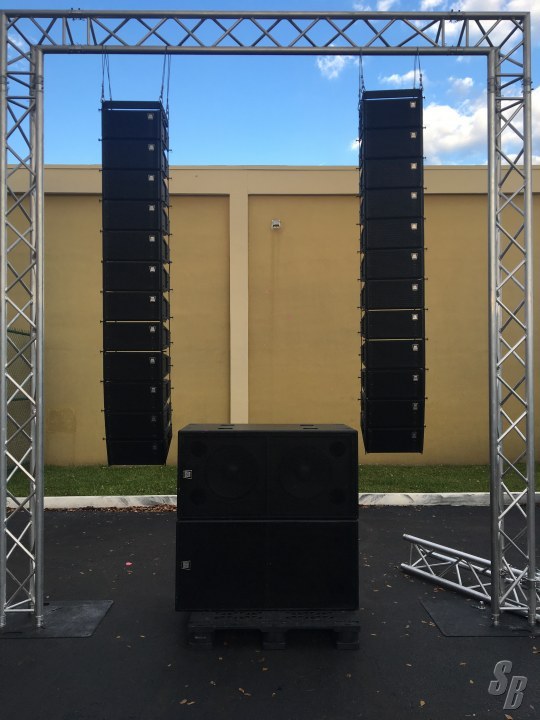 Sls line hot sale array speakers