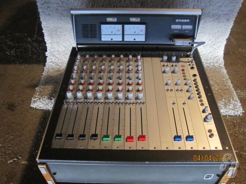 Gear for Sale: 1-Studer A820 2” 24 track, low hours with full remote.  $9000. 1-Collins 212G 10 channel tube console $4000. 1-AMPEX 3